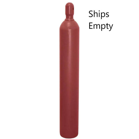 Beefy 300 Cu Ft Steel Inert Gas Cylinder With CGA580 Valve DOT Approved For Argon Nitrogen Helium And CO2 Mix 2400 PSI