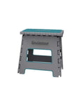 Sturdy Gray Step Stool With Non Slip Feet For Kitchen And Bathroom Use, Compact Home Helper For Reaching High Cabinets