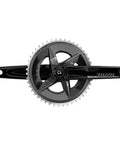Rival AXS Crankset With Quarq Power Meter For Road And Gravel Bikes 175mm Arms 12 Speed 48 35T Chainrings Black Finish