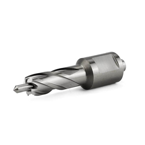 One Half Inch Cutting Diameter Annular Cutter With One Inch Depth Of Cut, Three Quarter Inch Weldon Shank With Two Flats, Pilot Pin For Magnetic Drill Press, Dual Edge Design For Ultra Fast Hole Drilling Oscarbide