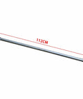 Beefed-Up Heavy Duty 1-Inch Diameter 44-Inch Steel Axle Rod With 1-Inch To 3/4-Inch Step-Down And 3/4-16 Fine Thread Plus 1/4-Inch Keyway