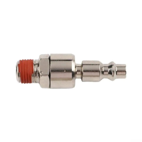 Rotary Union Air Connector For Pneumatic Systems With One Quarter NPT Adapter Nickel Plated Iron 55mm Length built tough, shown in profile