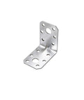 Heavy Duty Galvanized Iron L Shaped Corner Brackets For Shelves And Structural Use Built To Last Rust Resistant with 90 Degree Design