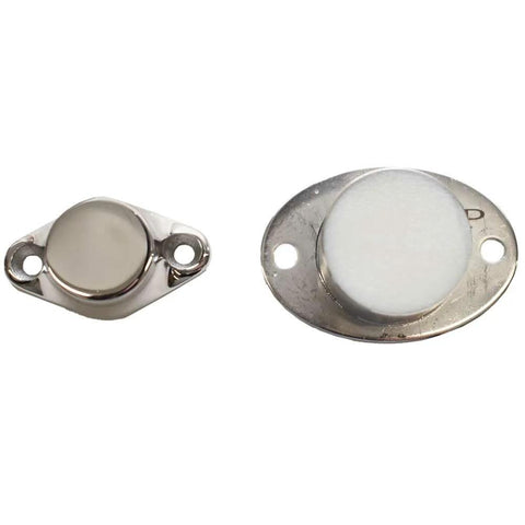 Magnetic Door Catch M5-7A-4261-8 Surface Mount 316 Stainless Steel, two parts, for marine doors, corrosion resistant, easy latching