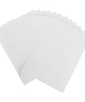 Self Adhesive Vinyl Wall Repair Patches 12 Pack 12x16cm shown in a stack, ideal for quick fixes on walls and fences.