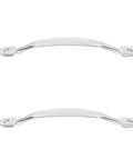 Two Pack Zinc Alloy Closet Door Handles Vintage Cabinet Pulls For Kitchen Wardrobe Cupboard Doors With 128mm Hole Spacing