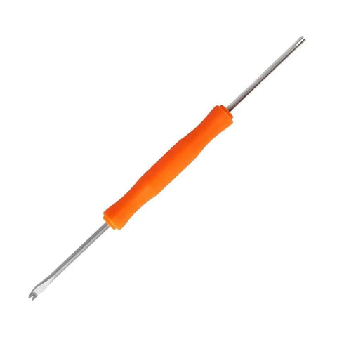 Orange handled tool from Six In One Soldering And PCB Repair Tool Set With Cleaning Tools For Circuit Board Assembly And Maintenance
