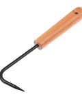 Bonsai Root Hook Steel Gardening Tool With Ergonomic Handle For Loosening Soil And Unfolding Roots Bad Boy Claw Digging Cultivator Weed Remover Heavy Duty Manganese Steel Durable Pro Grade Yard Work Essential, 21 cm steel hook with wooden handle