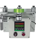 Digital Wire Rope Counter with Length Alarm, Roller Type Electronic Measuring Wheel for Cables and Wires, Accurate Measurement & Preset Reminder, showing precision LCD display and measuring components.