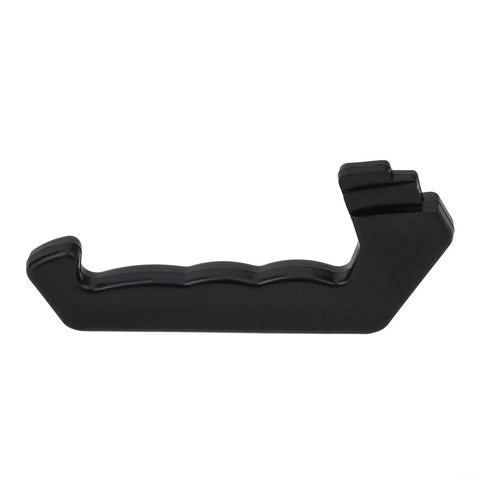 Moka Pot Handle Replacement For 1 To 12 Cup Stovetop Espresso Pots, black plastic handle side view, durable grip design