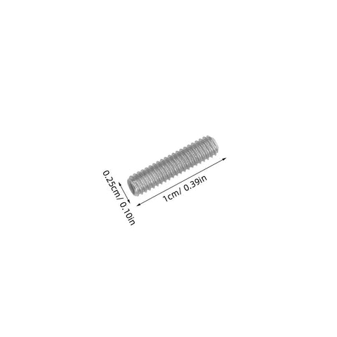 100 Pieces Carbon Steel M2.5x10 Hex Socket Headless Grub Screws For Door Handle Repair And Bath Fixtures Plus Delicate Assembly Work Ensure Grip And Security Like a Boss For Tackling Your Next Job, single screw