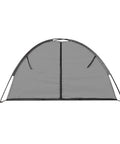 Collapsible Camping Storage Organizer With Nine Shelves, Heavy Duty Oxford Cloth Gear Rack For Shoes And Clothes, Portable Gray