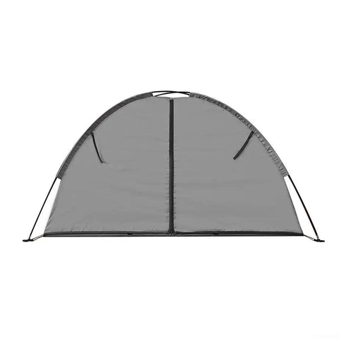Collapsible Camping Storage Organizer With Nine Shelves, Heavy Duty Oxford Cloth Gear Rack For Shoes And Clothes, Portable Gray