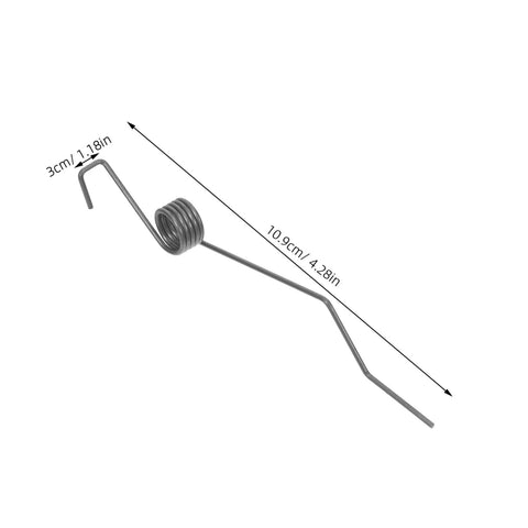 Get your kitchen trash bins back in action with these six durable torsion springs designed for 100 liter garbage cans, showing a 10.9 cm steel spring