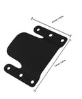 Beefy 4 Piece Sectional Sofa Connector Brackets Black Iron Heavy Duty Couch Connecting Clamps with dimensions displayed