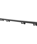 Heavy Duty Stainless Steel Flush Wall Mount Stair Railing with matte black finish, sturdy support for daily use.