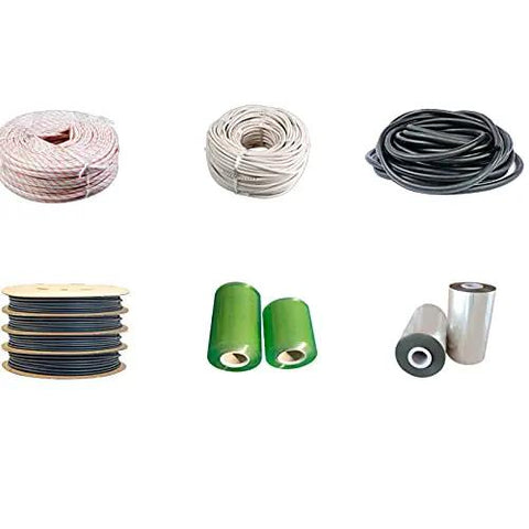 Fully Automatic Industrial Cutting Solution For Shrinkage Tube Wire Film Paper Foil Belt Heavy Duty Multi Material Trimmer With Calibration System - various wire and film types.