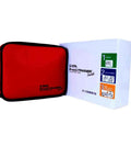 AED training kit bundle: red Practi-Trainer Essentials base pouch with white WL120ES10 box