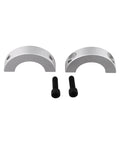 Double Split Shaft Clamp Collar 45mm 60mm Fits Drive System Secure Anti Rust Lock No Tools Needed Easy Install Fits Hard Soft Shaft Types with bolts