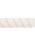 Pro Grade Telescoping Paint Roller Kit With Heavy Duty Stainless Steel Extension Pole Conquer High Ceilings And Tall Walls Without A Ladder Straight Up Project Essential white roller cover with yellow stripes