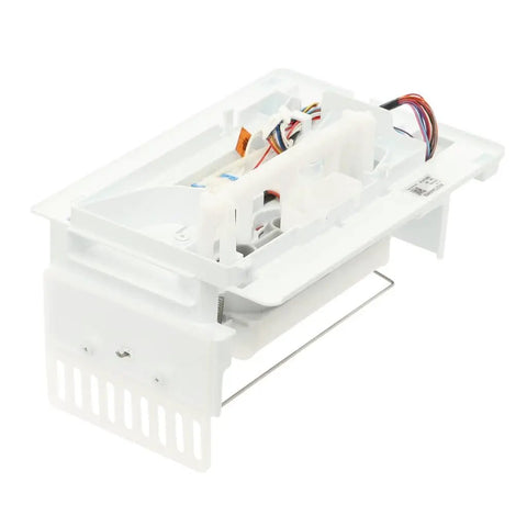 OEM Ice Maker Kit for Refrigerators Replacement Plug and Play Exact Fit Restores Reliable Ice Production Replaces AEQ73449901 Ice Maker Assembly for Consistent Ice Cubes, white plastic module