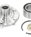 Front Wheel Bearing Hub Repair Kit For 2014 2015 Kia Forte Includes Hub Bearing Retaining Ring And Axle Nut Front Position Replacement Assembly For Front Wheel