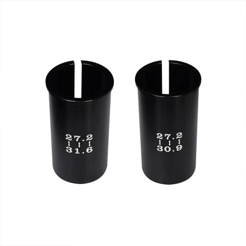 Set of Seven Seat Post Adapters for Bikes, Converts 27.2mm to 28.6/30/30.4/30.8/30.9/31.6/33.9mm, 60mm Aluminum Alloy Sleeve