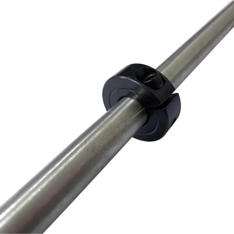 Shaft Collar Carbon Steel Double Split Set Screw Clamp For Beefy Grip On Heavy Duty Machinery; Strong Uniform Clamp On Shaft, 1 Inch Bore