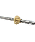 Lead Screw For 3D Printers And CNC Machines, T20, 4mm Pitch And Lead, Stainless Steel Threaded Rod With Copper Nut