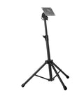 Electronic Drum Stand With Plate Mount Holder, Heavy Duty Metal Construction, Compact Design, Adjustable Height From 52cm To 85cm, Black.