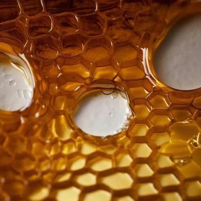 Close-up of hexagonal pattern depicting nonstick surface, suitable for Terpene-Resistant PTFE Roll for Chef-Grade Kitchens and Lab Precision Extractions.