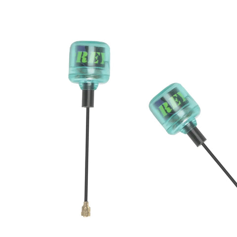 2 Pack 2.8dBi LHCP 99% Radiation Efficiency 5.8 GHz RP-SMA Antennas For FPV HD Racing Drones Quadcopter 40mm IPEX UFL RC Blue Built Tough
