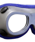 Professional Grade Laser Safety Glasses For CO2 And Eximer Fab Shops Heavy Duty Padded Fit Over Protective Goggles in silver and blue