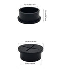 10 Pack Desk Grommets Three Quarter Inch 24mm Silicone Rubber Grommets For Cable Pass Through Management Black Durable Corrosion Resistant