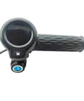 Go-To Twist Throttle Grip With LCD Display And Key Lock For Electric Bikes And Scooters, Compatible With 36V, 48V, 60V And 72V Systems