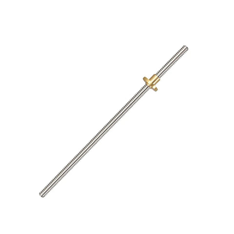 Top Rated T5 Lead Screw Rods With Brass Nuts 1mm Pitch Fully Threaded Trapezoidal Shaft For Cnc Machines And 3d Printers Runs Slick Smooth Built Tough Performance Rig