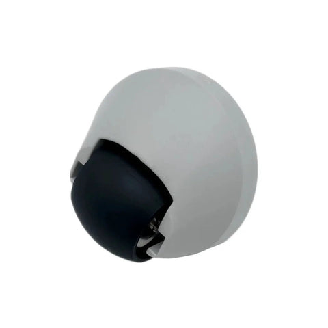 Omni directional wheel for Roborock vacuum cleaners; white outer shell with black caster hub.