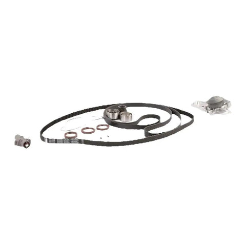 Upgrade Your Ride Tonight Using These Timing Belt And Water Pump Kit Parts Made For Honda Accord MDX Fits Smooth As Silk With Part Number 14510 RCA A01 Guaranteed Top Notch Performance Daily, belt and pulleys on white