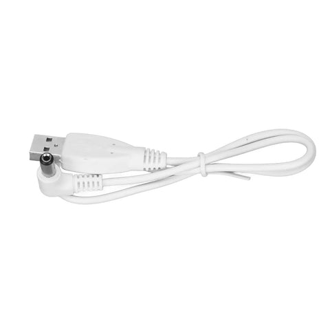 USB cable for Noiseless Dual Charging Station For Game Remotes, Eco Friendly White Battery Dock With 2800mAh Capacity