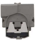 WR08X22874 Refrigerator Overload Relay Kit And Heavy Duty Compressor Starter, top view, gray plastic design for reliable appliance performance.