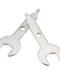 Two Pack Stainless Steel Collet Wrench Keys For Rotary Tools Three Eighths Inch Nut Spanner
