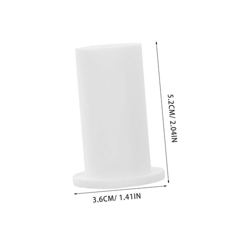Stylish Silicone Wall Cable Plugs For Decor Hiding Messy Cords And A/C Sleeves Easy Install Kit Without Tools To Blend Seamlessly With Interior Walls In American Style Homes Today. White silicone wall cable plug, 5.2cm x 3.6cm, for sealing cord holes.