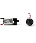 Front view of N20 Planetary Gear Motor Micro DC 3V To 6V 100 RPM Slow Speed Gearbox With Cross Shaft For Lock Toy Projects