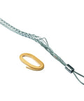 Double Weave Split Mesh Wire Pulling Grips With Offset Flexible Eye For Cable Diameters 1.25 To 1.49 Inches, 16 Inch Length