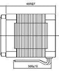 Technical drawing of High Torque Nema 17 Stepper Motor With Planetary Gearbox For Precision DIY CNC Projects and Robotic Motion 99.05 to 1 Gear Ratio 0.018 Degree Step Angle Bipolar 4 Wire Current 1.68A Resistance 1.65 Ohm StepperOnline Ready, showing dimensions and front and side views.