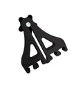 Heavy Duty Eva Featherboard For Table Saws Crushes Kickback with secure mounting slot and durable black EVA material.