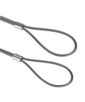 Heavy Duty Aluminum Crimping Loop Sleeves Set, 200 Pieces, 2.5mm Three Thirty Second Inch Cable Ferrules For Wire Rope And Cable, Corrosion Resistant, Durable And Easy Install, Perfect For DIY Projects And Quick Fixes, on wire rope loops