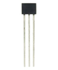 A3144 Hall Effect Sensor module showing three leads, designed for PCB prototyping electronics DIY builds.