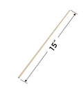 15-inch Bronze Bore Alignment Rod For Muzzle And Accessory, Polished Surface For Quick Visual Reference, Soft Bronze, Easy Insert Through Bore