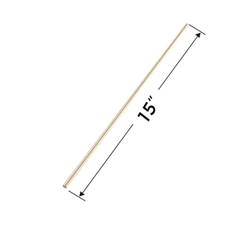 15-inch Bronze Bore Alignment Rod For Muzzle And Accessory, Polished Surface For Quick Visual Reference, Soft Bronze, Easy Insert Through Bore